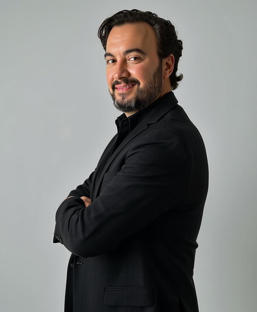 Erez Hevroni, founder of EQ Mastery, in a black jacket